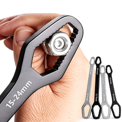 15–24mm Universal Multi-Size Wrench – Self-Adjusting Grip Spanner for Nuts & Bolts