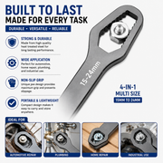15–24mm Universal Multi-Size Wrench – Self-Adjusting Grip Spanner for Nuts & Bolts