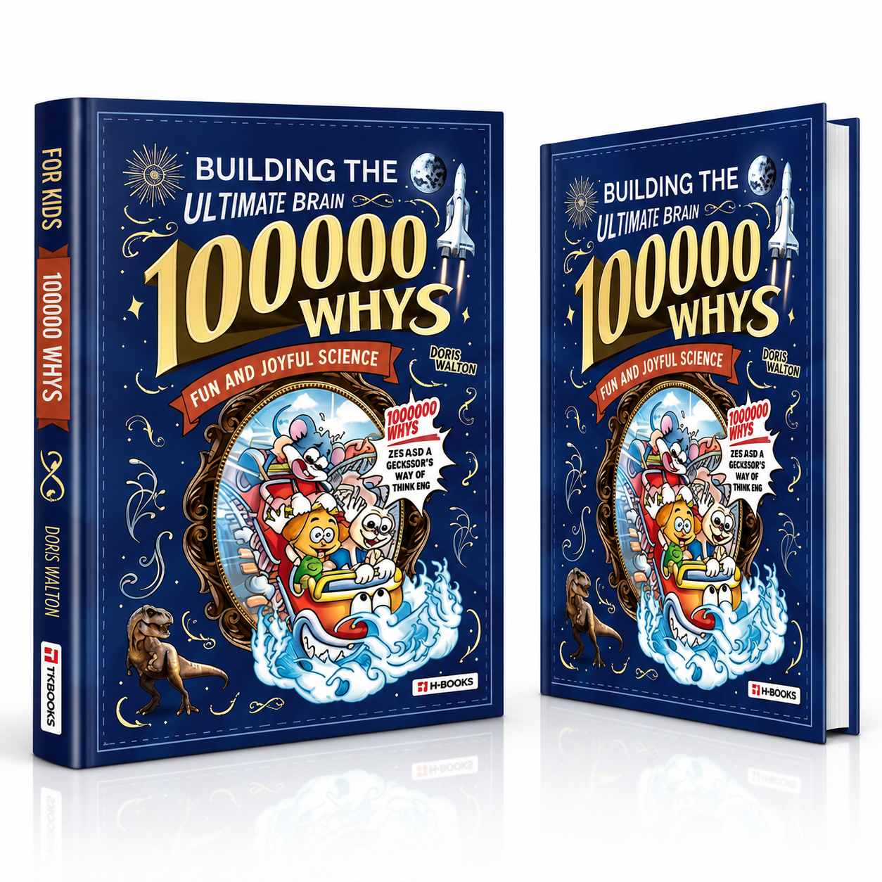 100000 Whys Science Book, Kids Question Answer Learning Book for Homeschool, Bedtime Reading & Gift