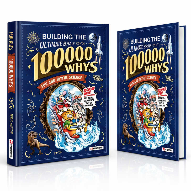 100000 Whys Science Book, Kids Question Answer Learning Book for Homeschool, Bedtime Reading & Gift