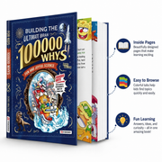 100000 Whys Science Book, Kids Question Answer Learning Book for Homeschool, Bedtime Reading & Gift